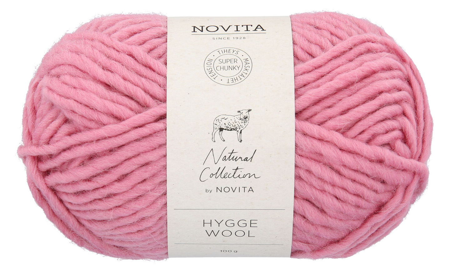 Novita Hygge Wool 100g 5031 flamingo