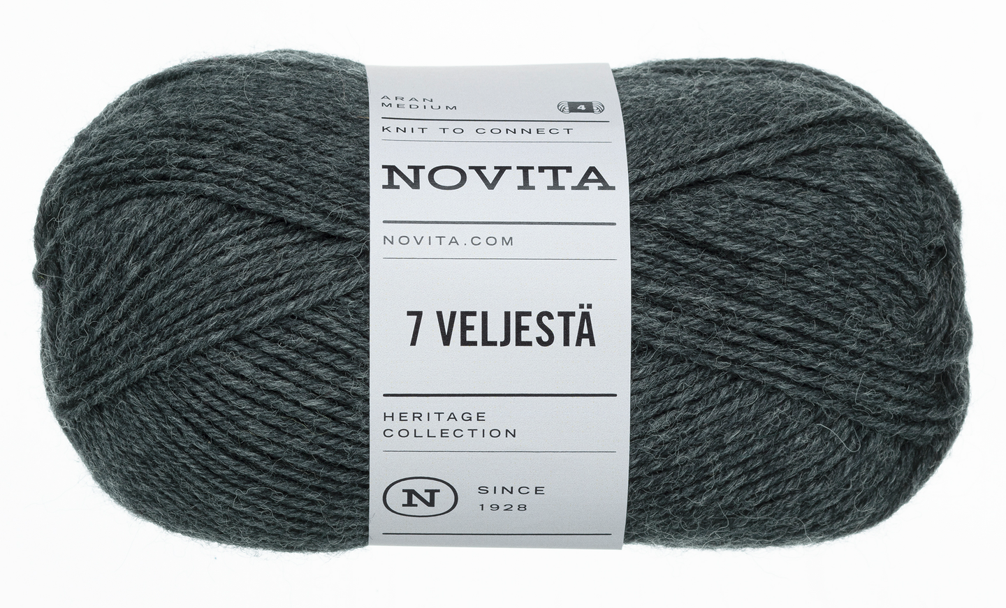 Novita 7 Veljestä 100g 044 grafiitti