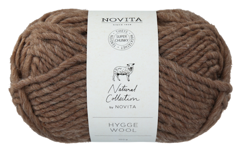 Novita Hygge Wool 100g 068 metsäsieni