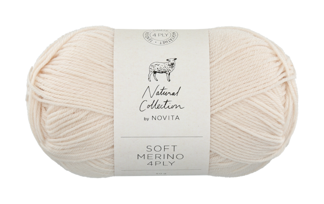 Novita Soft Merino 4PLY villalanka 50g 006 mannapuuro