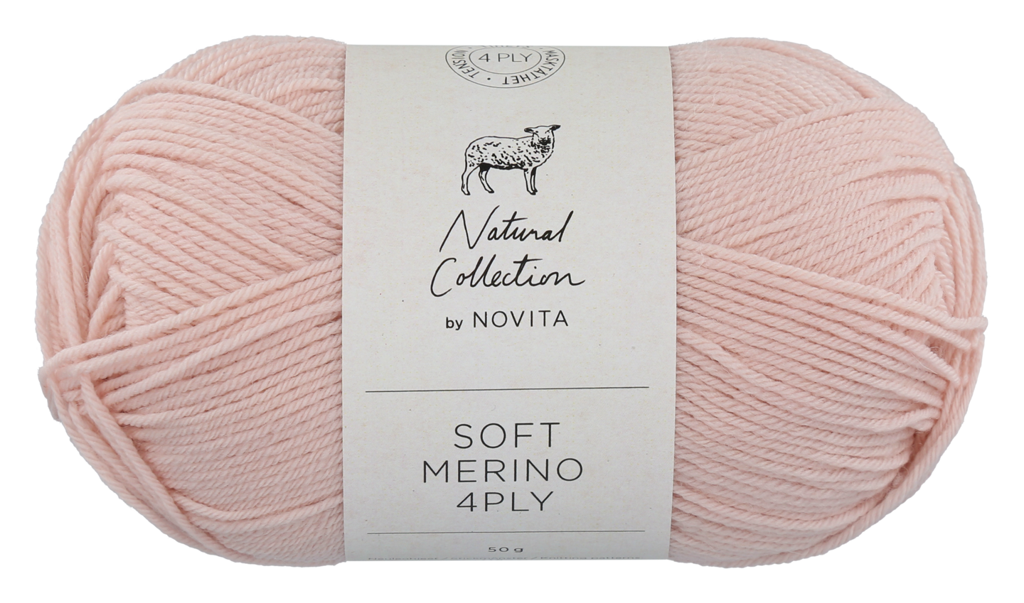 Novita Soft Merino 4PLY 50g 509 ballerina