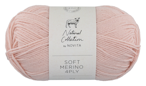 Novita Soft Merino 4PLY 50g 509 ballerina