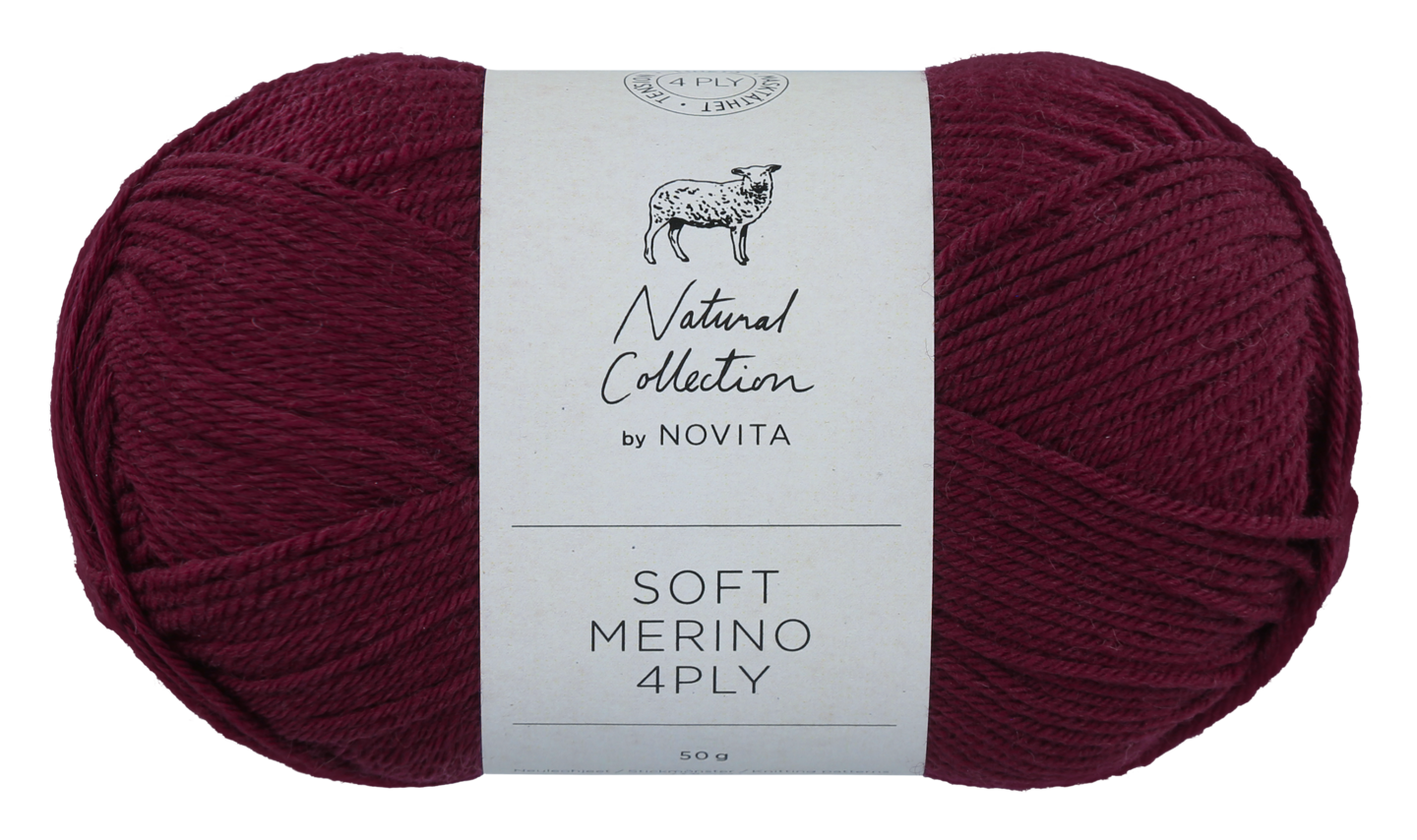 Novita Soft Merino 4PLY 50g 594 villiviini