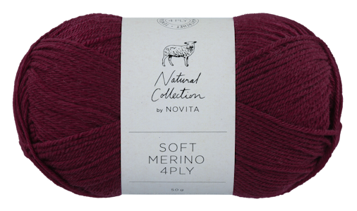 Novita Soft Merino 4PLY 50g 594 villiviini