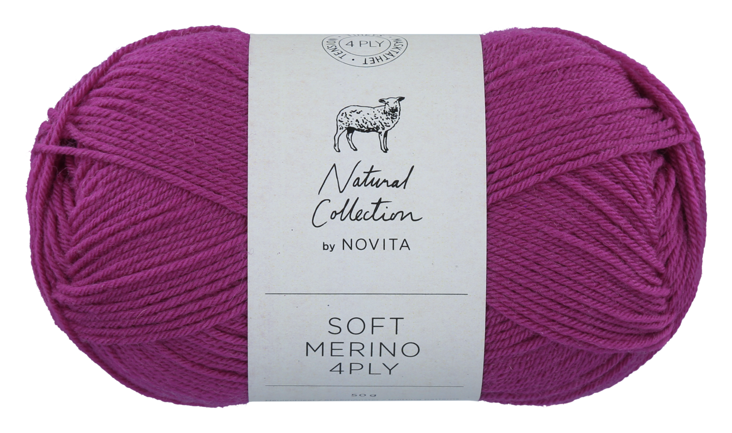 Novita Soft Merino 4PLY 50g 780 neilikka