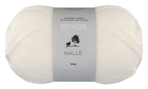 Novita Nalle 100g 011 valkoinen