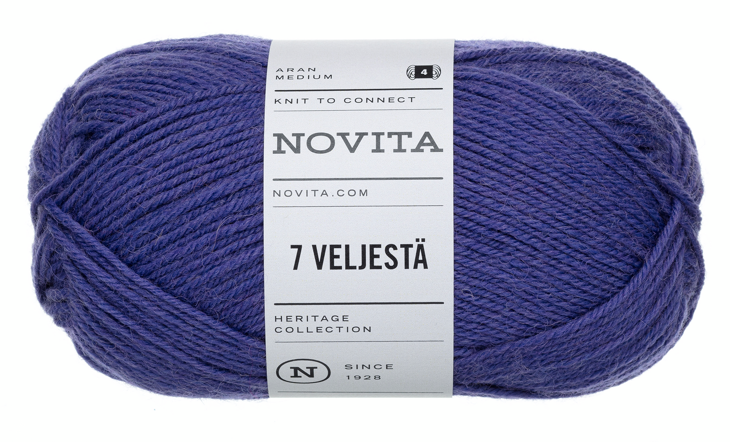 Novita 7 Veljestä lanka 100g 750 muurikello