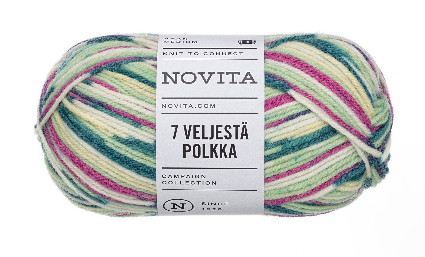 Novita 7 Veljestä Polkka 100g 8011 hedelmä