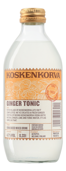 Koskenkorva Ginger Tonic 4,7% 0,33l