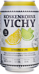 Koskenkorva Vichy Sitruuna-Lime 4,5% 0,33l