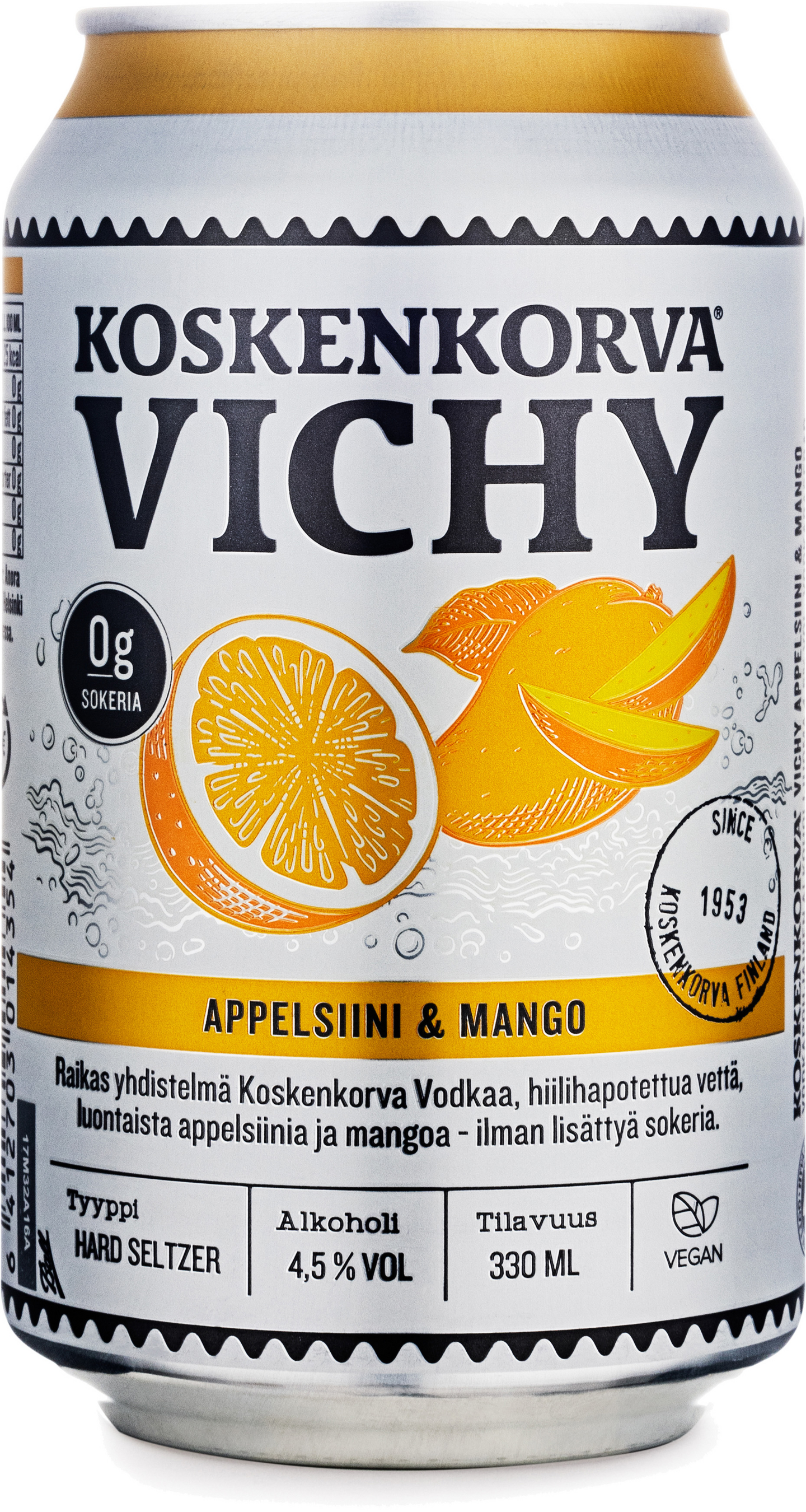 Koskenkorva Vichy appelsiini-mango 4,5% 0,33l