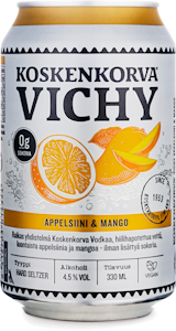 Koskenkorva Vichy appelsiini-mango 4,5% 0,33l