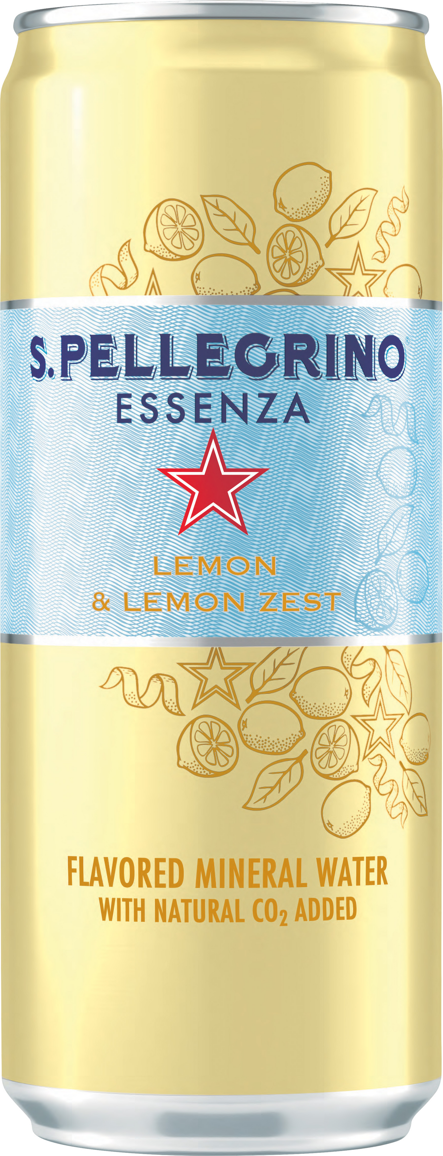 San Pellegrino Essenza Lemon and Lemon Zest maustettu kivennäisvesi 0,33l