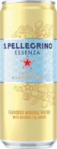 San Pellegrino Essenza Lemon and Lemon Zest maustettu kivennäisvesi 0,33l