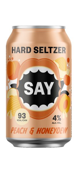 Say Hard Seltzer Peach & Honeydew 4% 0,33l