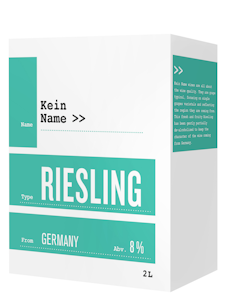 Kein Name Riesling 8% 2l