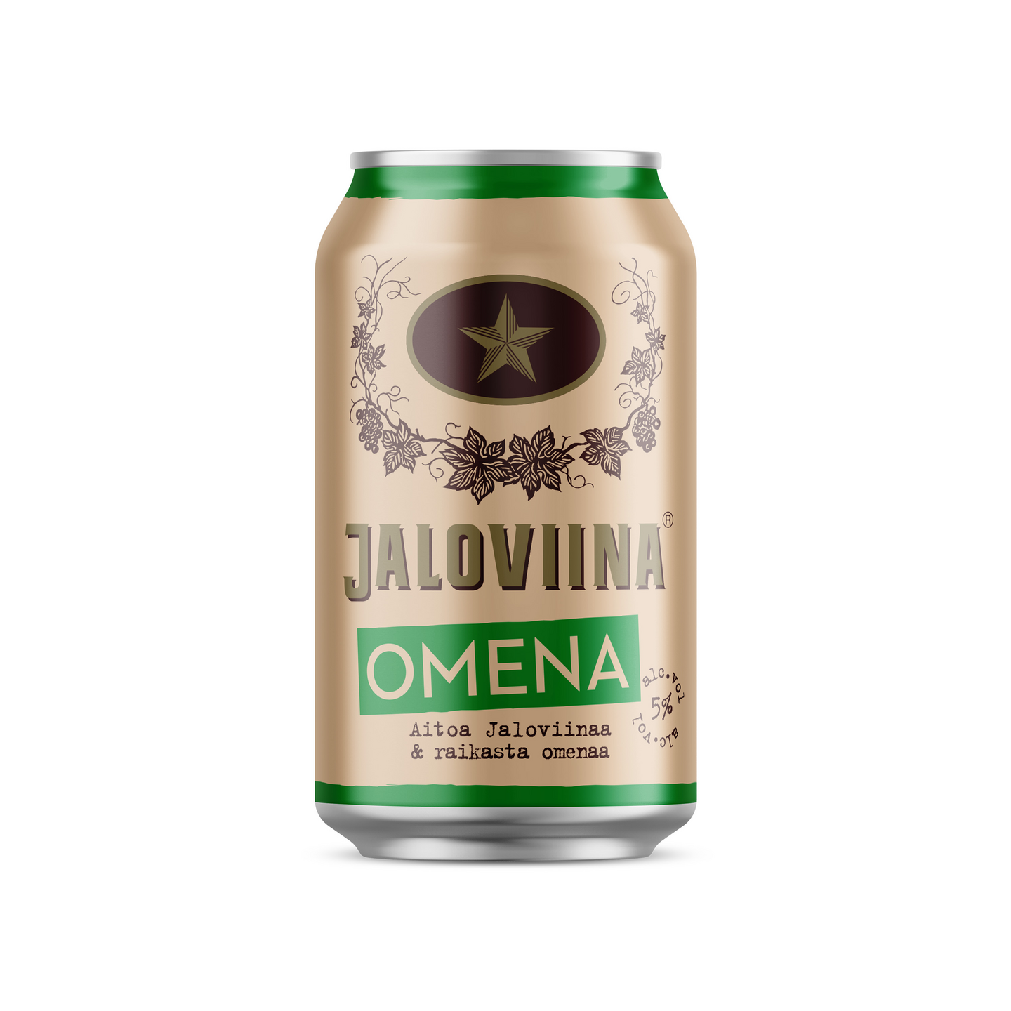 Jaloviina omena 5% 33cl