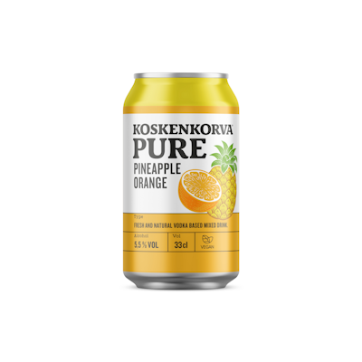 Koskenkorva PURE Pineapple-Orange 5,5%