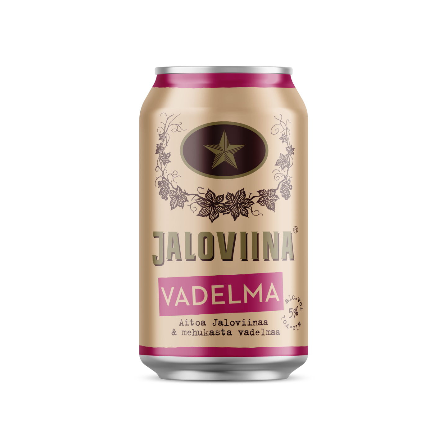 Jaloviina Vadelma 5% 0,33l