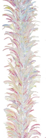 Weiste höyhenpunos 100 mm x 2m iris valkoinen
