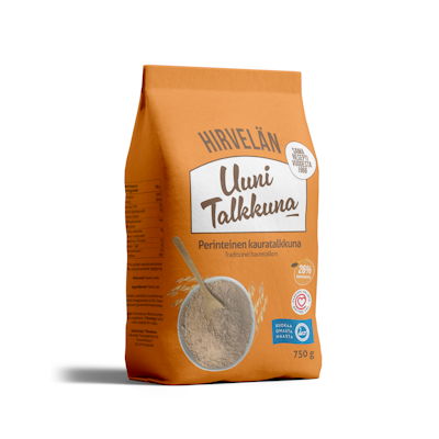 Hirvelän uunitalkkuna perinteinen kauratalkkuna 750g