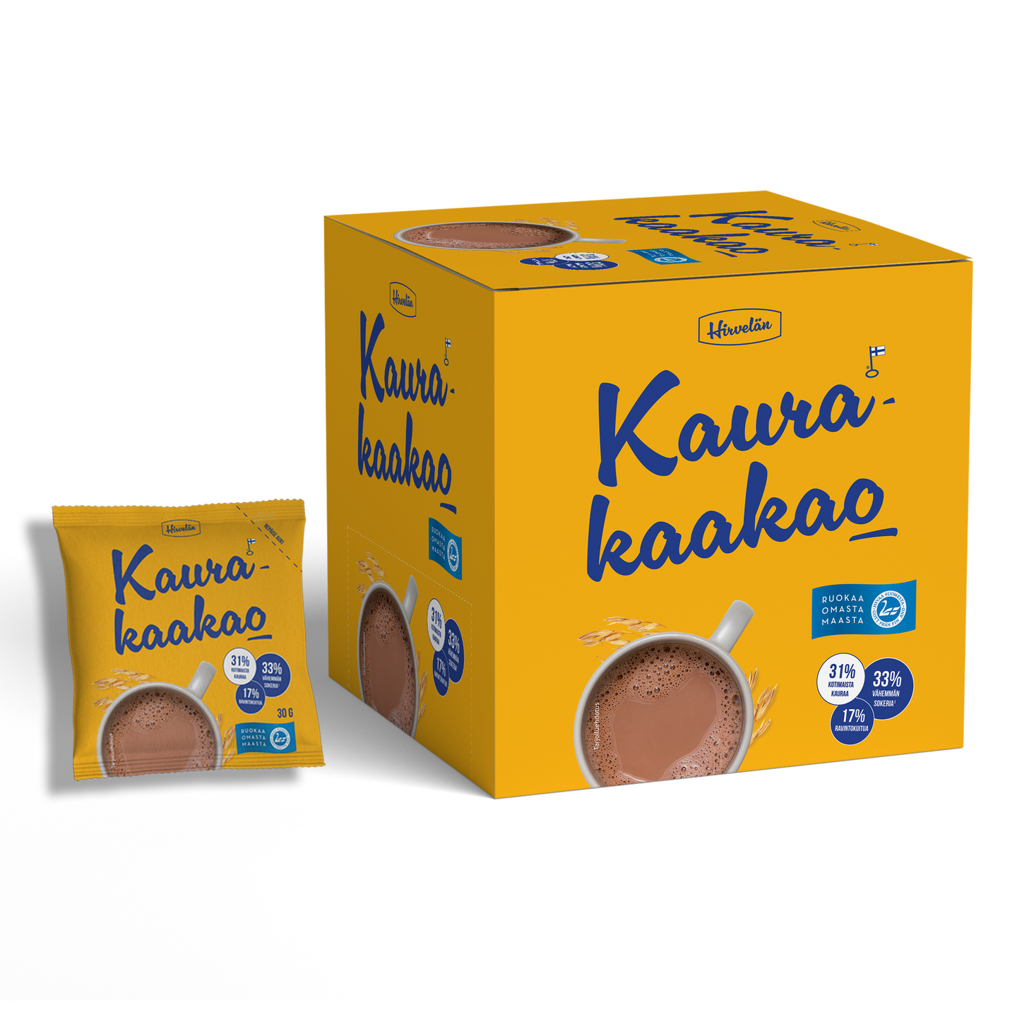 Hirvelän Kaurakaakao 30g