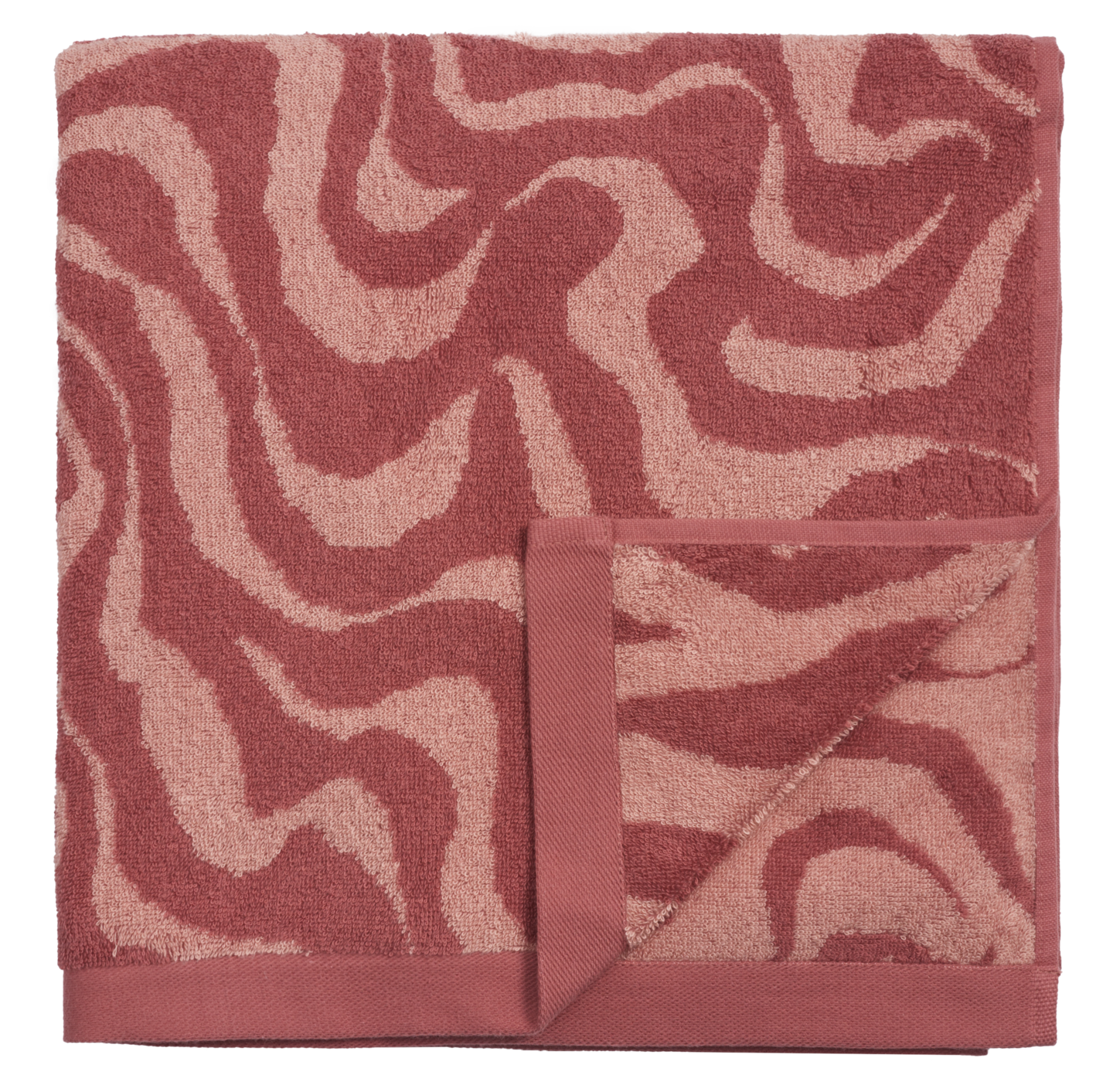 Nanso Savanna kylpypyyhe 70x140 cm punasävyinen