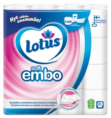 Lotus Soft Embo 32 rll wc-paperi