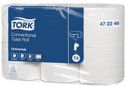 Tork wc-paperirulla luonnonvalkoinen 6x38m Universal T4