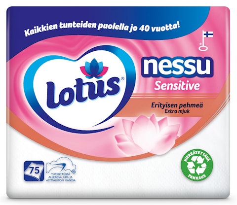 Lotus Nessu Sensitive 75 kpl nenälina