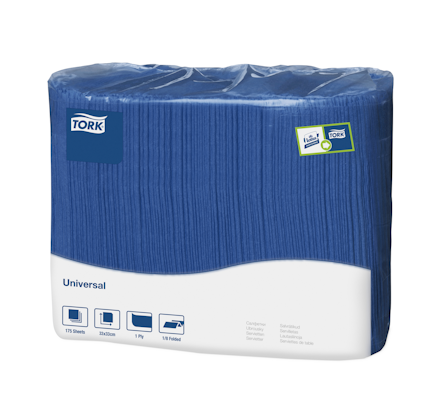 Tork Lunch annostelijaliina tummansininen 33cm 1krs 1/8-taitto 175kpl