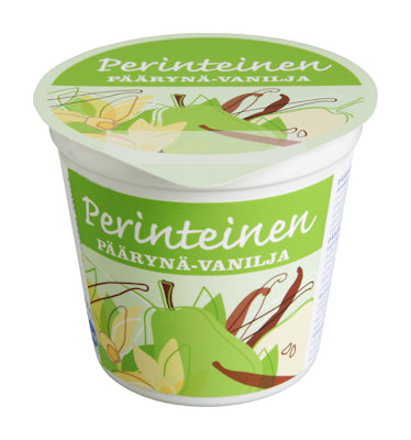 Perinteinen päärynä-vaniljajogurtti 150g