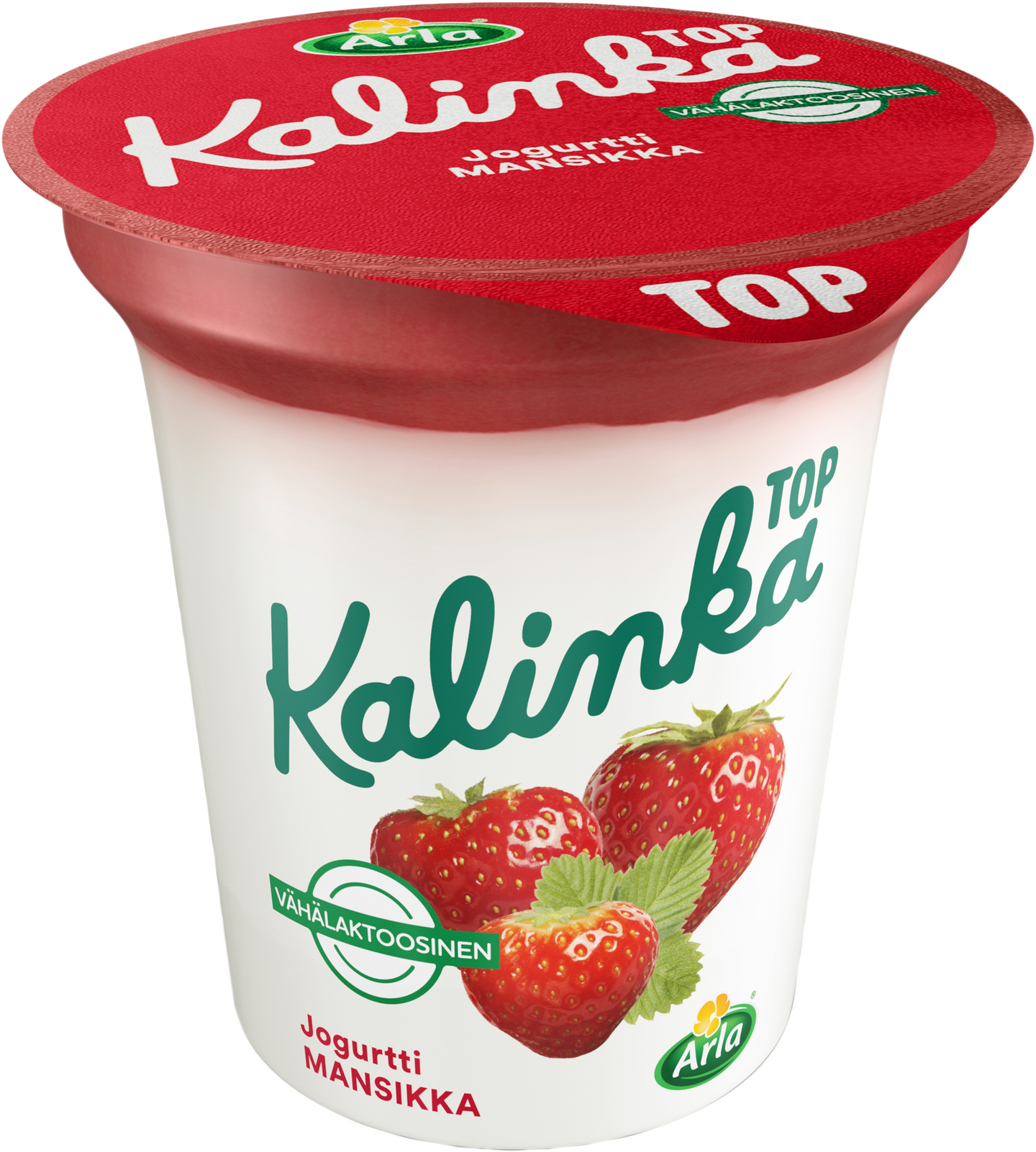 Arla Kalinka top mansikkakerrosjogurtti 150g vähälaktoosinen