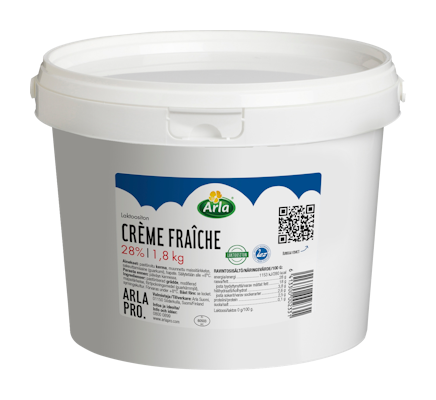 Arla creme fraiche 28% 1,8kg laktoositon