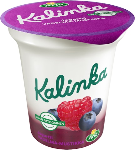 Arla Kalinka vadelma-mustikkakerrosjogurtti 150 g vähälaktoosinen