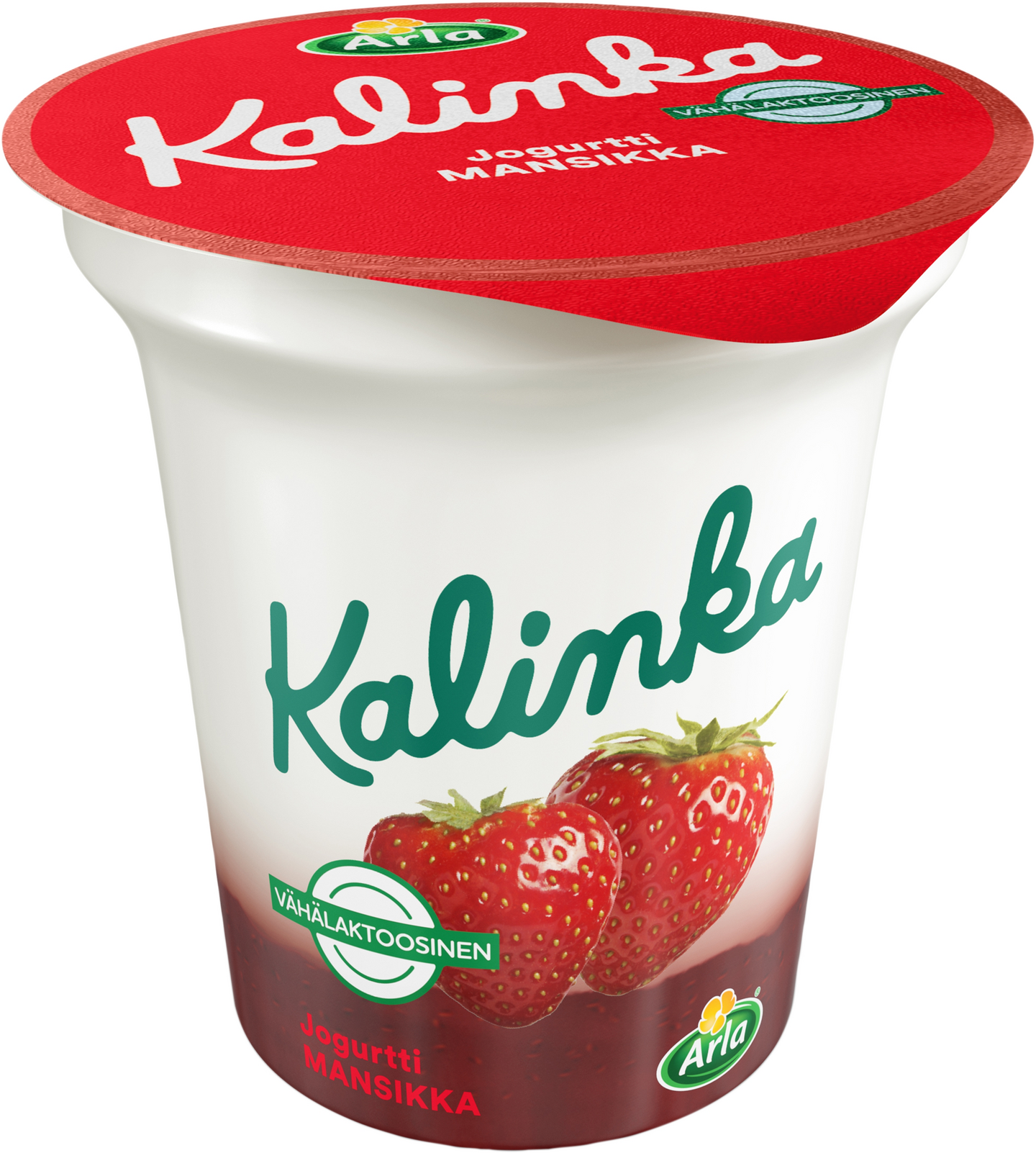 Arla Kalinka mansikkakerrosjogurtti 150g vähälaktoosinen