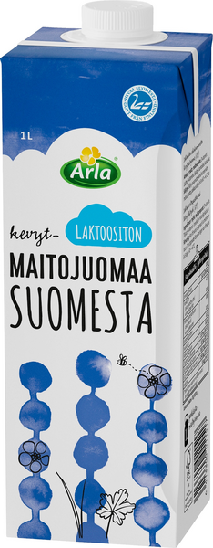 Arla kevytmaitojuoma 1l laktoositon UHT