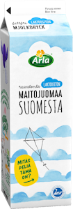 Arla laktoositon rasvaton maitojuoma 1l ESL