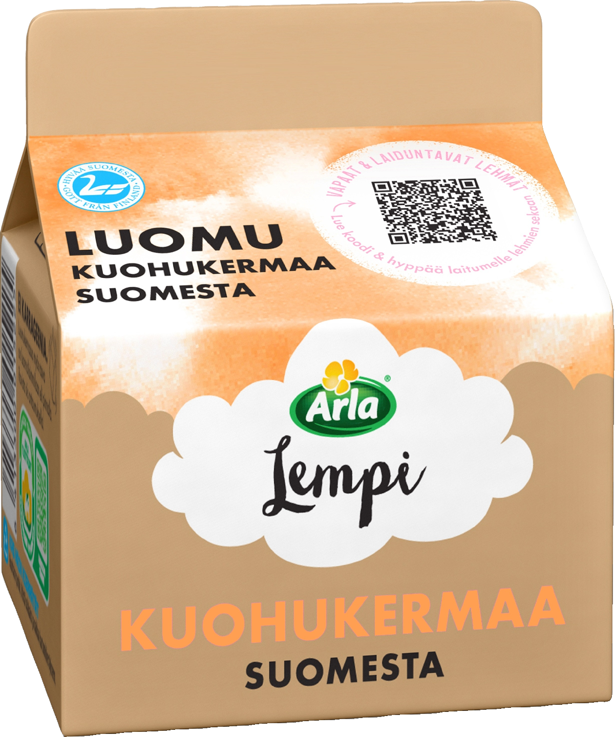 Arla kuohukerma 2dl luomu