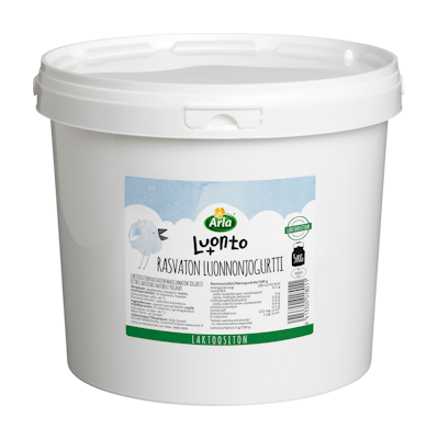 Arla Luonto+ AB laktoositon rasvaton luonnonjogurtti 5kg