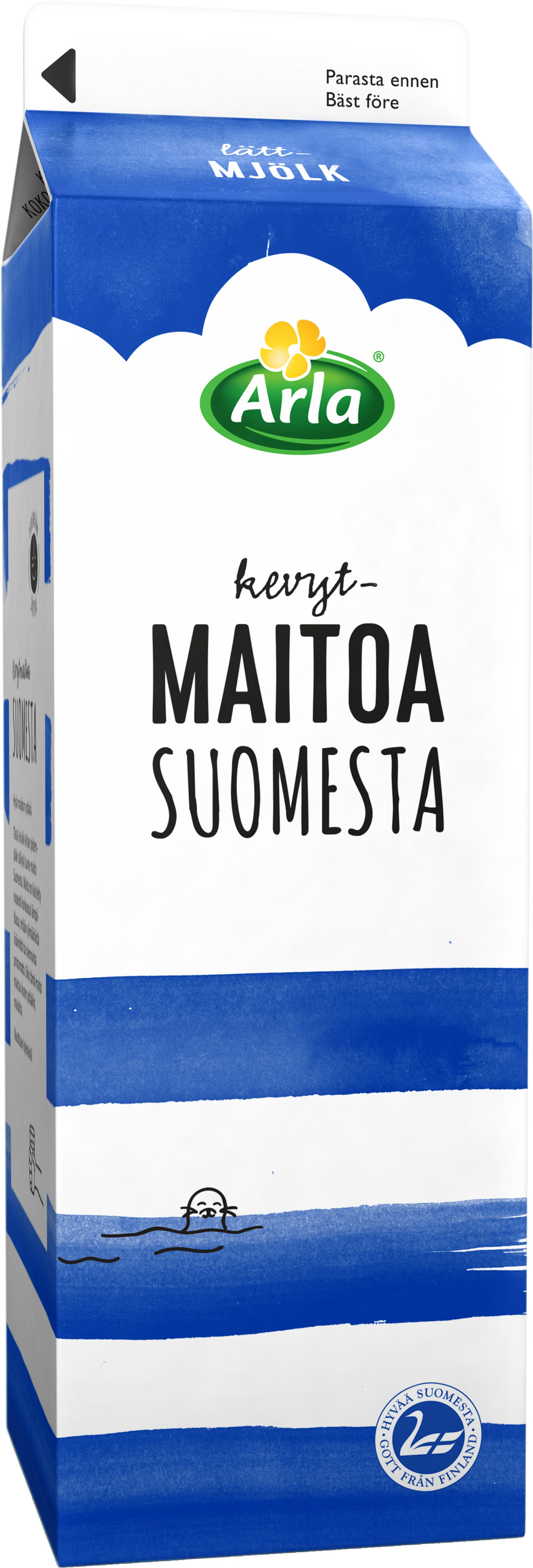 Arla 1L Suomi ESL kevytmaito