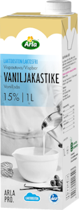 Arla Pro vispautuva vaniljakastike laktoositon 1l UHT