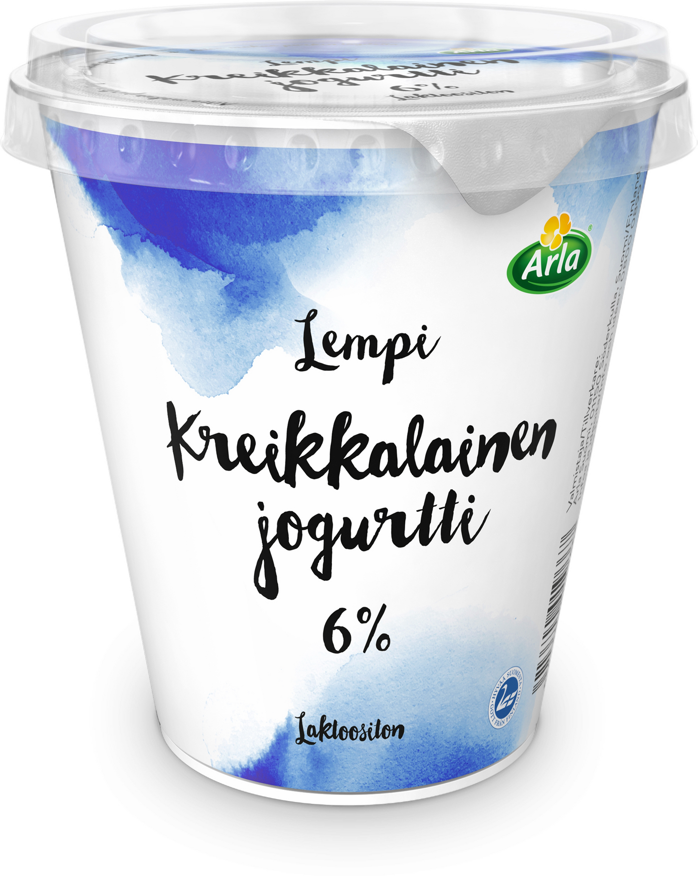 Arla lempi kreikkalainen jogurtti 6% 300g laktoositon