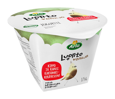 Arla Luonto+ AB jogurtti 175g vanilja laktoositon