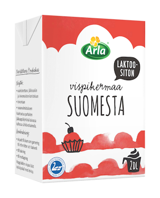 Arla vispikerma 2dl laktoositon UHT