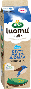 Arla Luomu laktoositon kevytmaitojuoma 1l