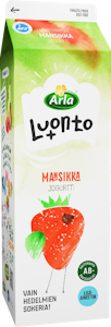 Arla Luonto+ AB jogurtti 1kg mansikka laktoositon