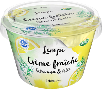 Arla Lempi creme fraiche 200g sitruuna-tilli laktoositon