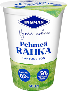 Ingman pehmeä rahka 500g laktoositon