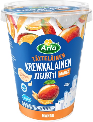 Arla kreikkalainen jogurtti 400g mango laktoositon